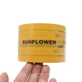 Custom Logo Printed Transparent Yellow  Bopp Adhesive Packing Tape